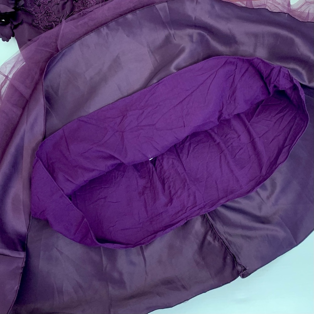 Trish Scully Child | Bianca Party Purple Dress Eggplant Special Occasion 12 - Picture 13 of 14